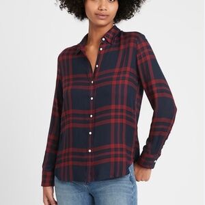 Banana Republic Dillon Classic Fit Flannel Size M